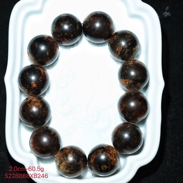 阿九沉香 2.0老惠安古董珠沉水 60.5g