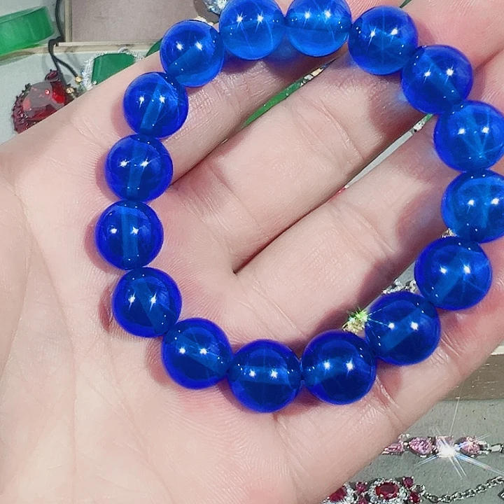 玉***贝非金属粉色星光卡10手串