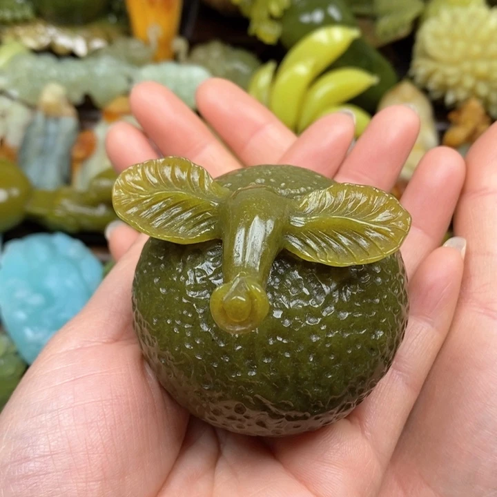 蛇纹石玉手把未镶嵌辣***?