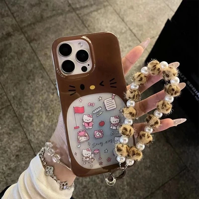 上学kt猫适用苹果16/15手机壳iphone13pro12女14小米oppo华为vivo