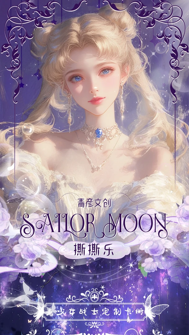 【很好吃单张】 青彦文创 美少女战士 撕撕乐 国卡二创 默认代拆