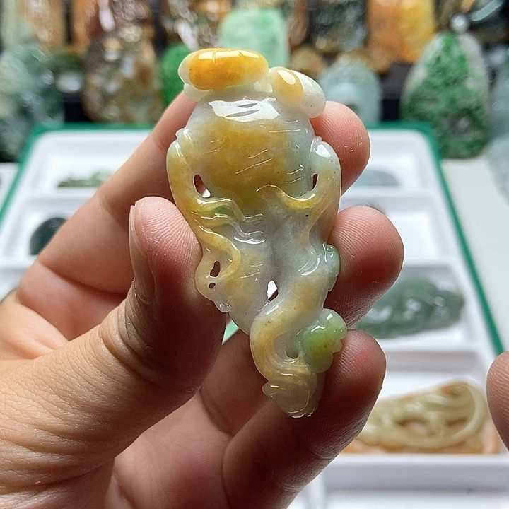 颈饰未镶嵌翡翠翡翠a货
