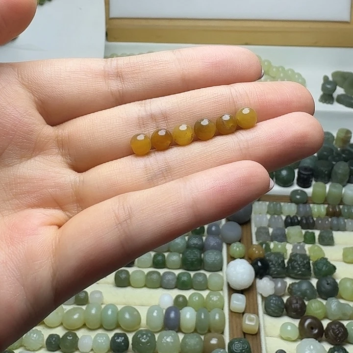 鱼***啊和田玉未镶嵌珠宝半成品