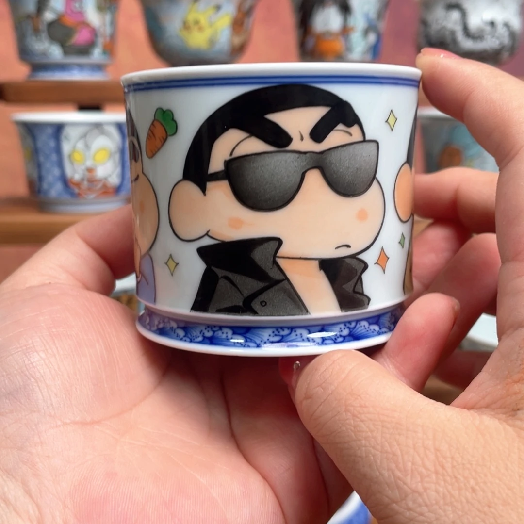 浪***宫九陶瓷手绘杯子