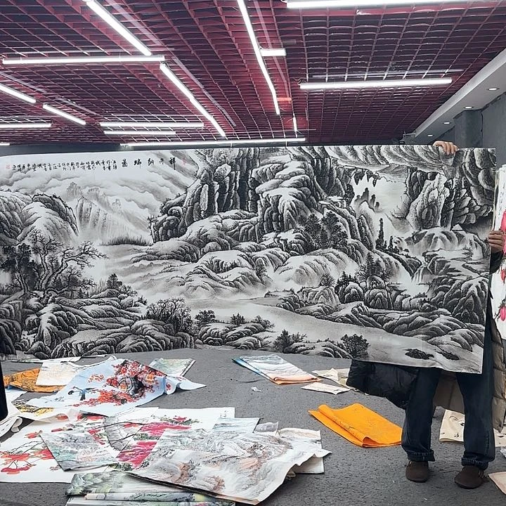 国画无毛和被绒毛或被绒毛和无