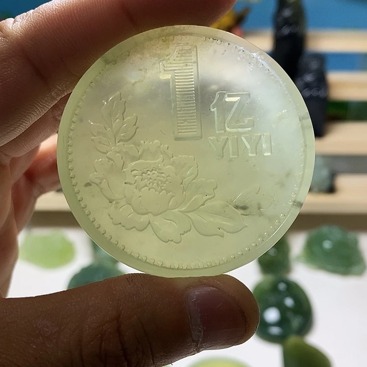 岫玉未镶嵌手把件