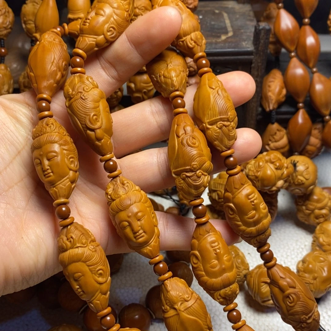 淡***然吊坠橄榄核观音大脖挂