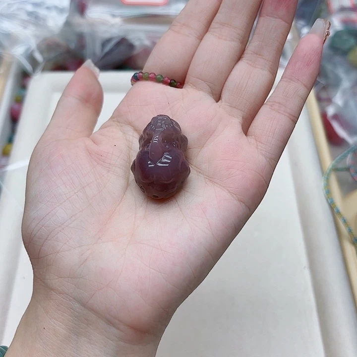 小***荷未镶嵌手链玛瑙/玉髓盐源55