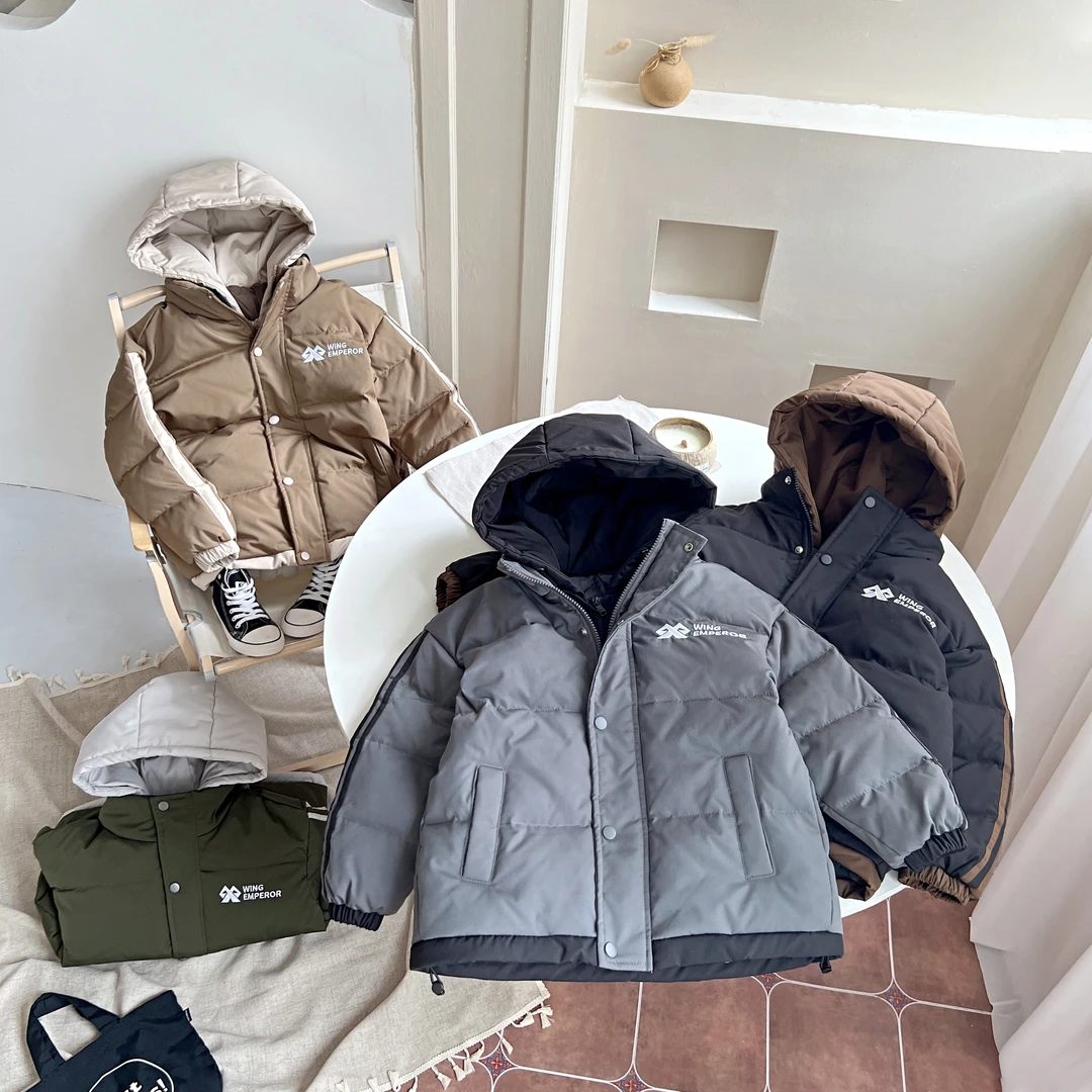 WALNUTDUCK男女童冬装羽绒服新款洋气儿童加厚白鸭绒外套冬季197X