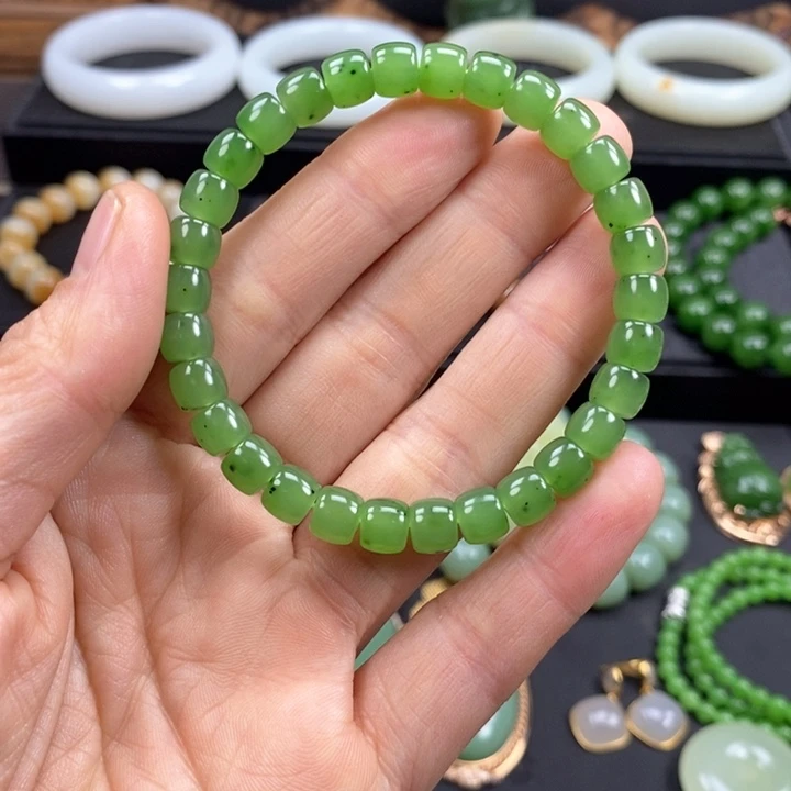 和田玉手串未镶嵌@*