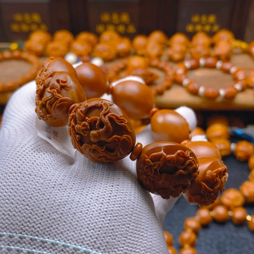 手串/手链橄榄核许忠英2.0铁核，人生如意