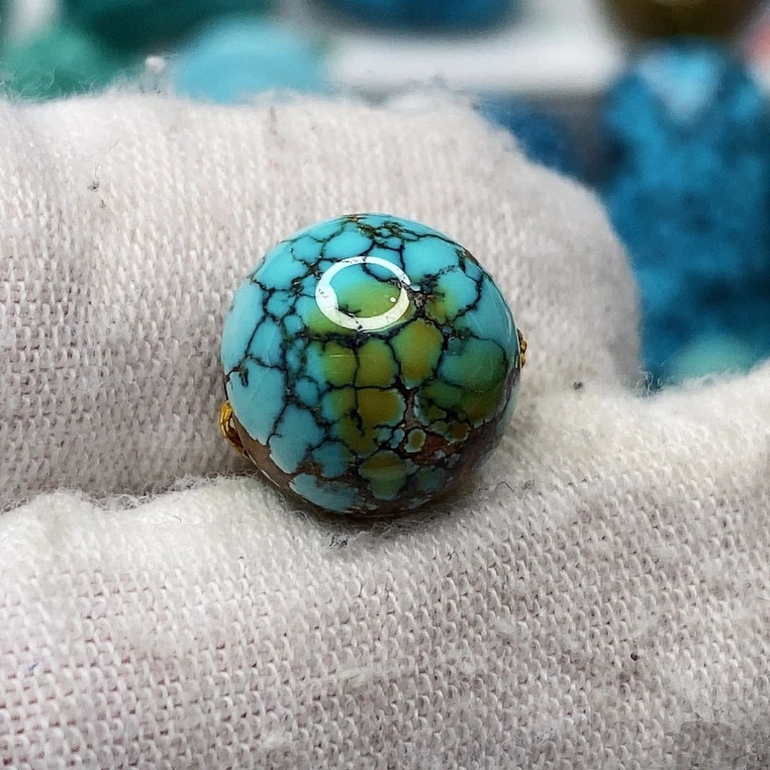 绿松石未镶嵌天然原矿 带武汉地大证书