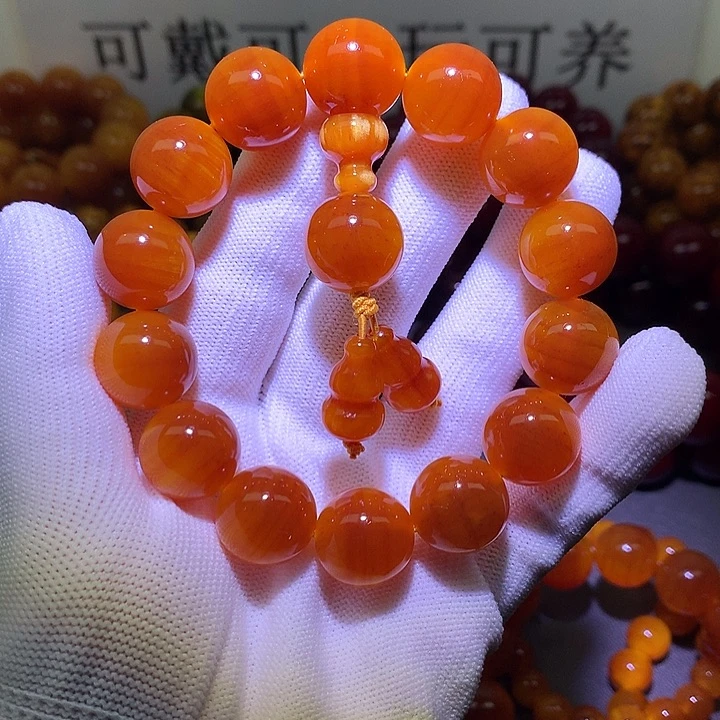 松木（琥珀木）手串/手链1.6 包浆高货