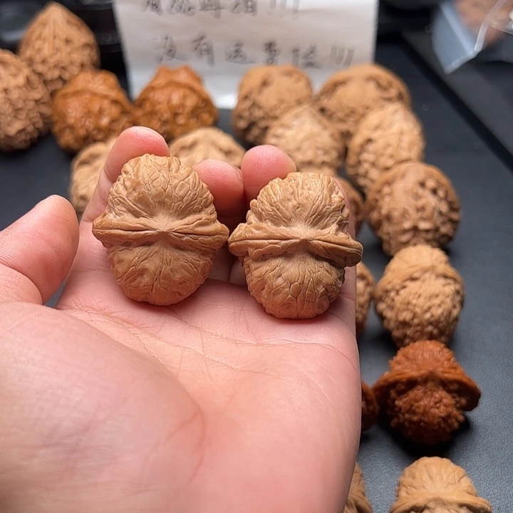 文玩核桃吊坠40全品平谷元宝