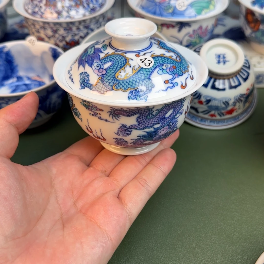 彦祖纯手工手绘茶具43