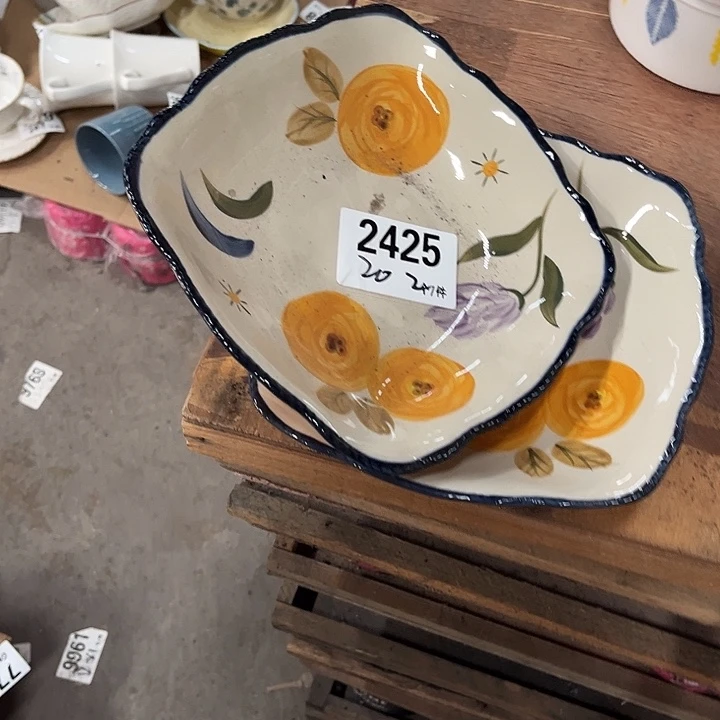 瓷微瑕外贸餐具2425