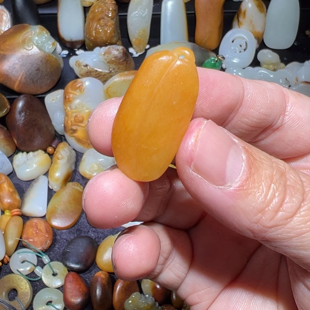 和田玉吊坠(不含链)未镶嵌