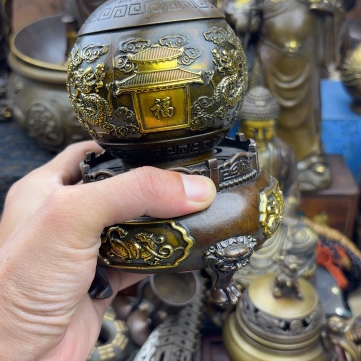 悠***店铜器工艺精湛技艺精湛