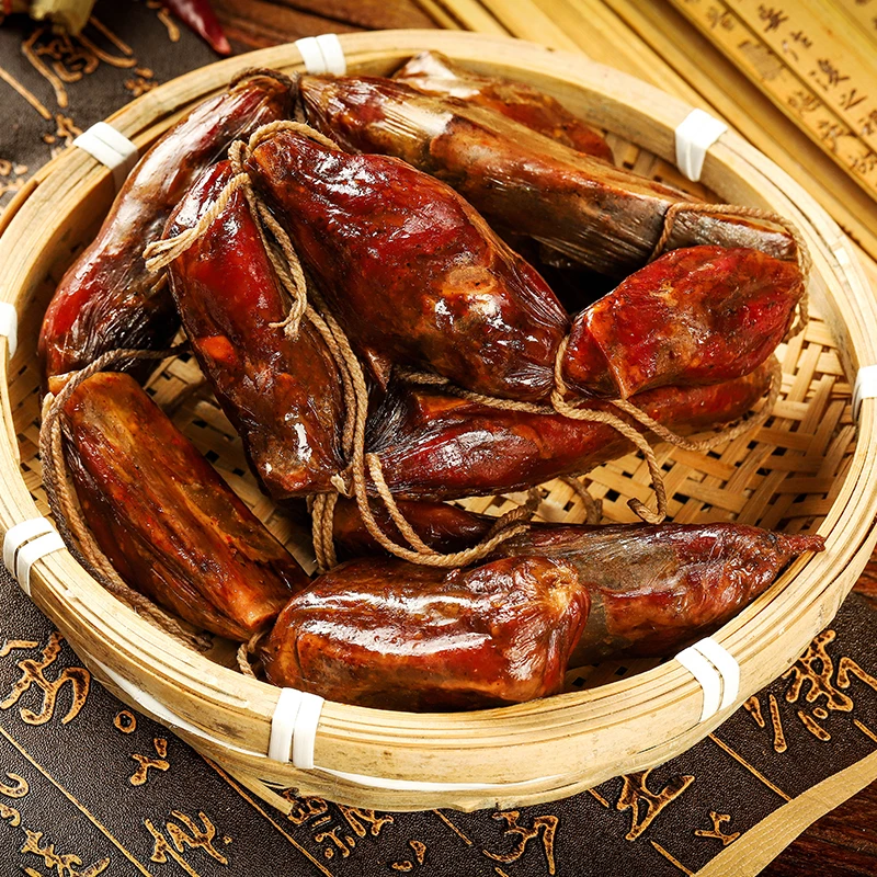 【排骨香肠】 柴火烟熏腊排骨香肠  （YH）