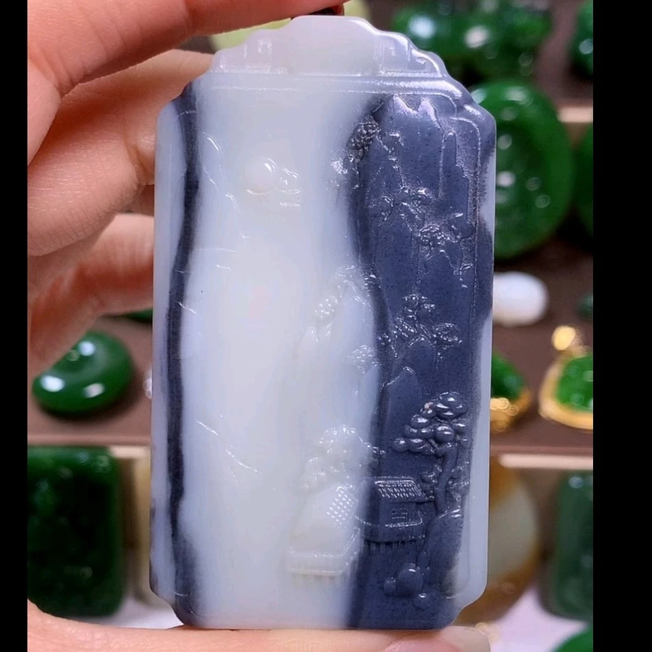 和田玉挂件未镶嵌