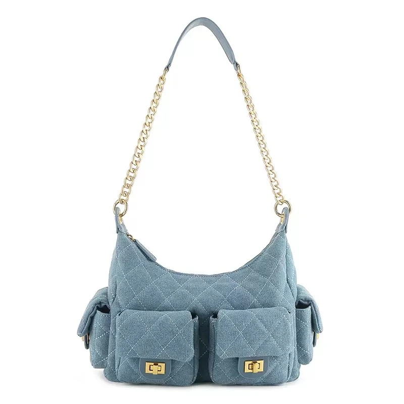 LI婉君 韩系高级感复古通勤大容量托特包包女LWJ25A1S957