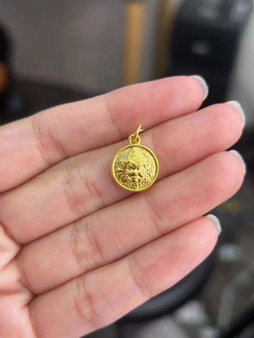 不支持7天 9.26中秋国庆双节特惠足金999  黄财滴流吊坠