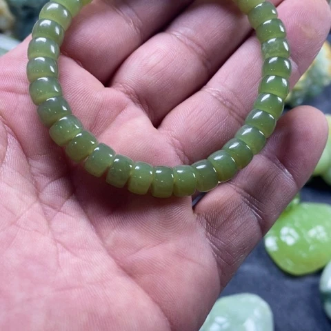 未镶嵌手链和田玉冷****蓝