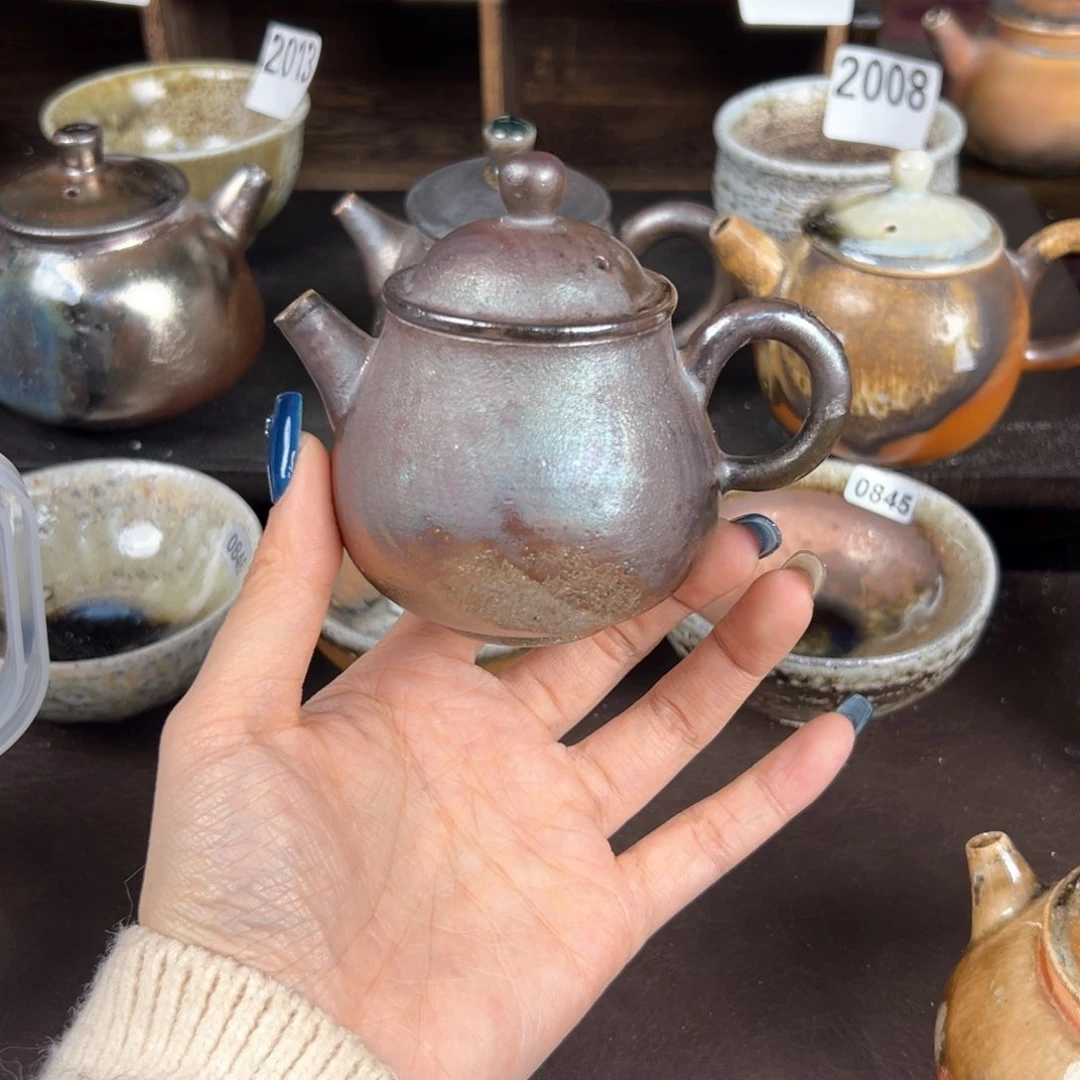 杯柴烧茶器细陶壶