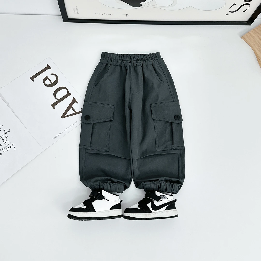 儿童裤子春秋款男童工装裤裤2025新款秋装 CXF3700 悠悠童话童装