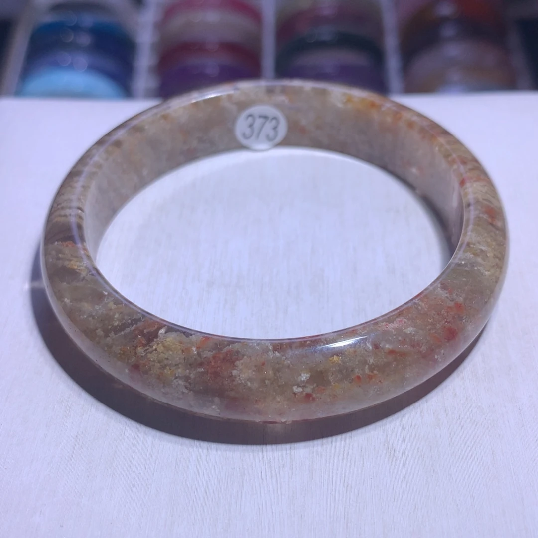 水晶银S925镶嵌手镯千层幽灵60.8圈373