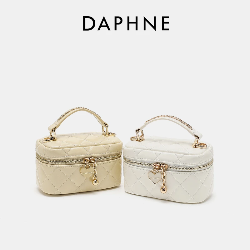Daphne/达芙妮2025夏季新款手提小包时尚菱格斜挎包DA-5270K