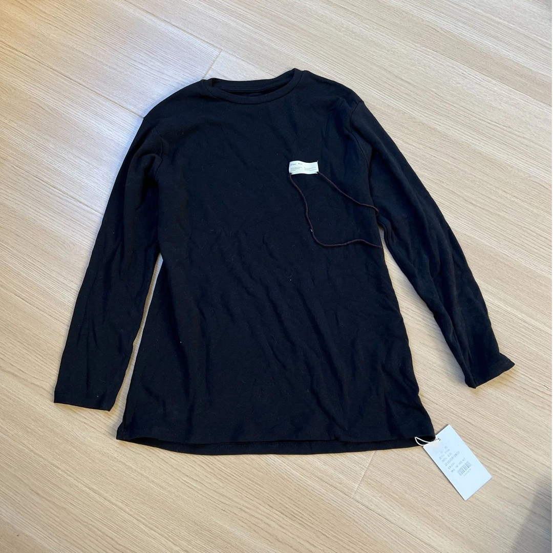黑色贴标简单柔软打底衫 特特特 看好再拍 谢谢