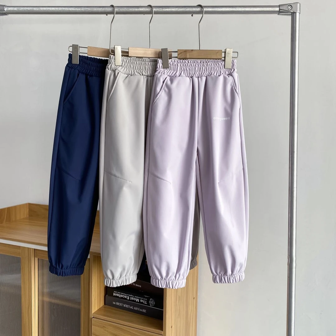 【户外裤】儿童25年春季新品户外专属男女同款高腰防风登山裤