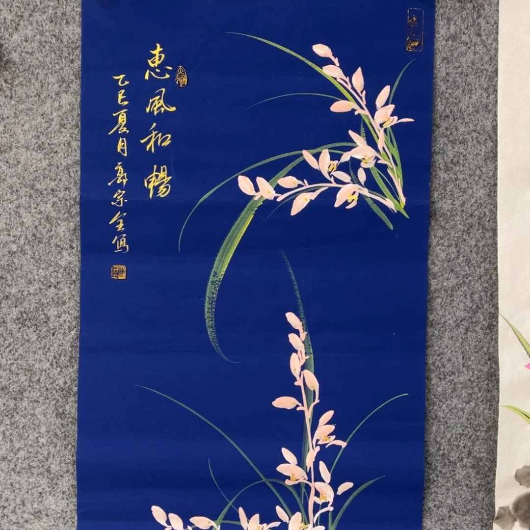 国画无框画手绘作品欣赏