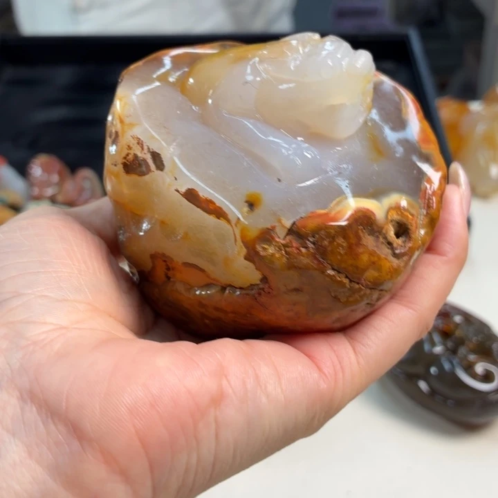 玛瑙/玉髓吊坠(不含链)未镶嵌