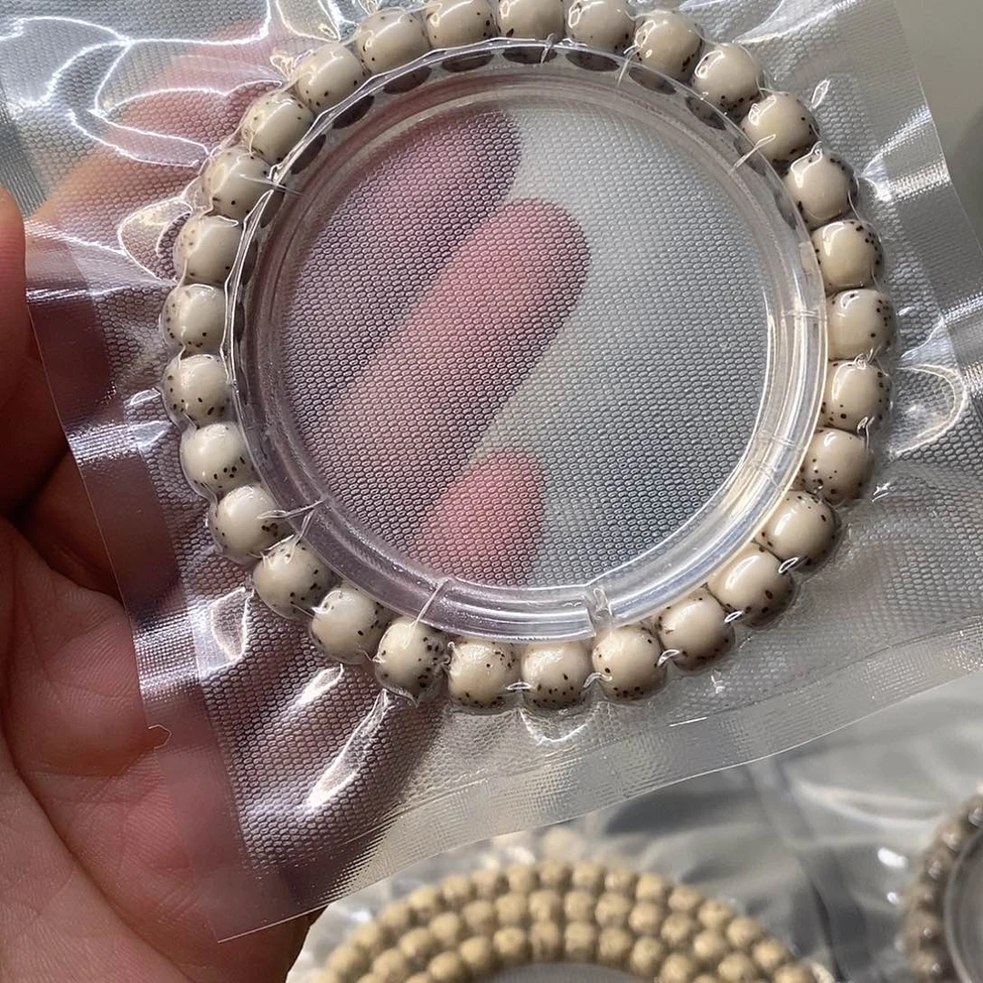 星月菩提手串石玉河豚8*7单