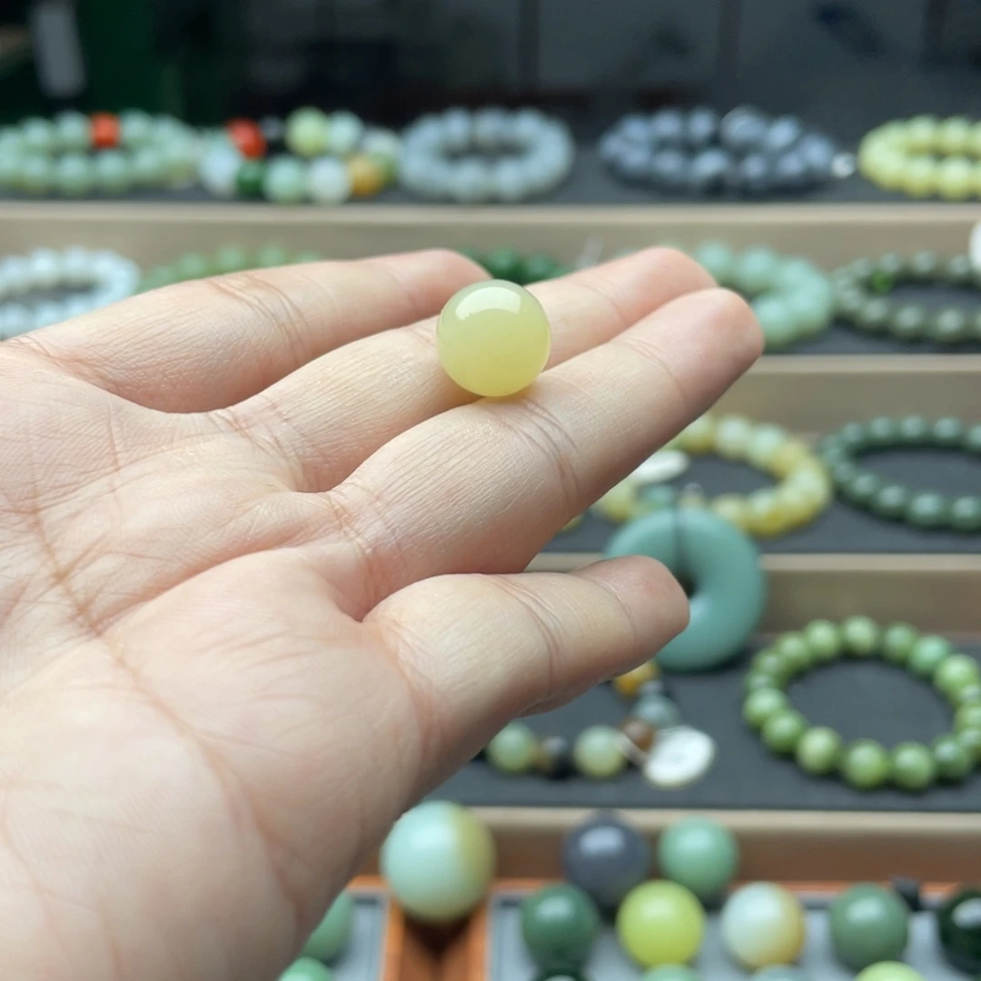 和田玉未镶嵌手链12