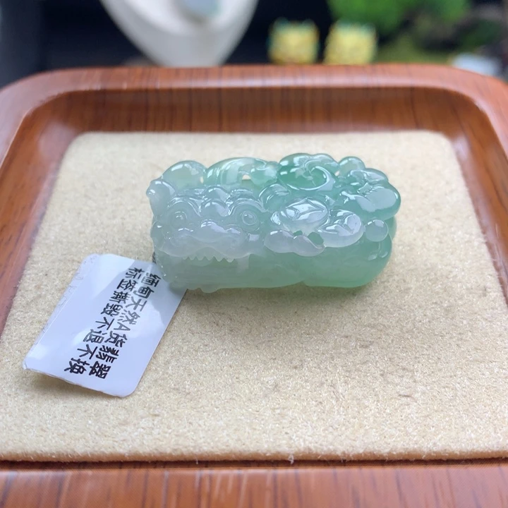 翡翠未镶嵌颈饰貔貅15