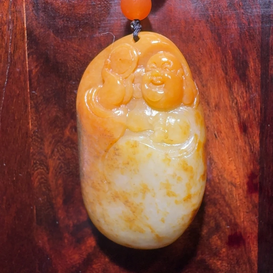 和田玉未镶嵌吊坠(不含链)