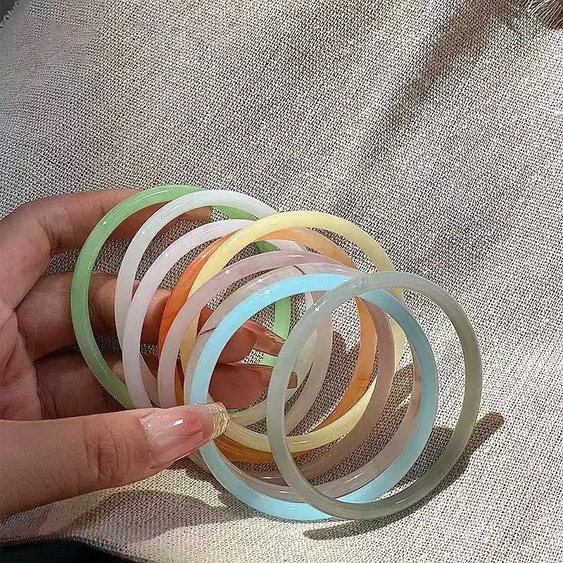 非金属玻璃手镯新中式叮当镯对对碰【直播代拆】