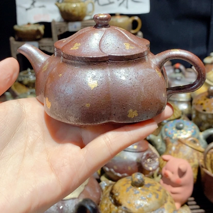 【闪购商品】冰**耳小叶紫檀壶