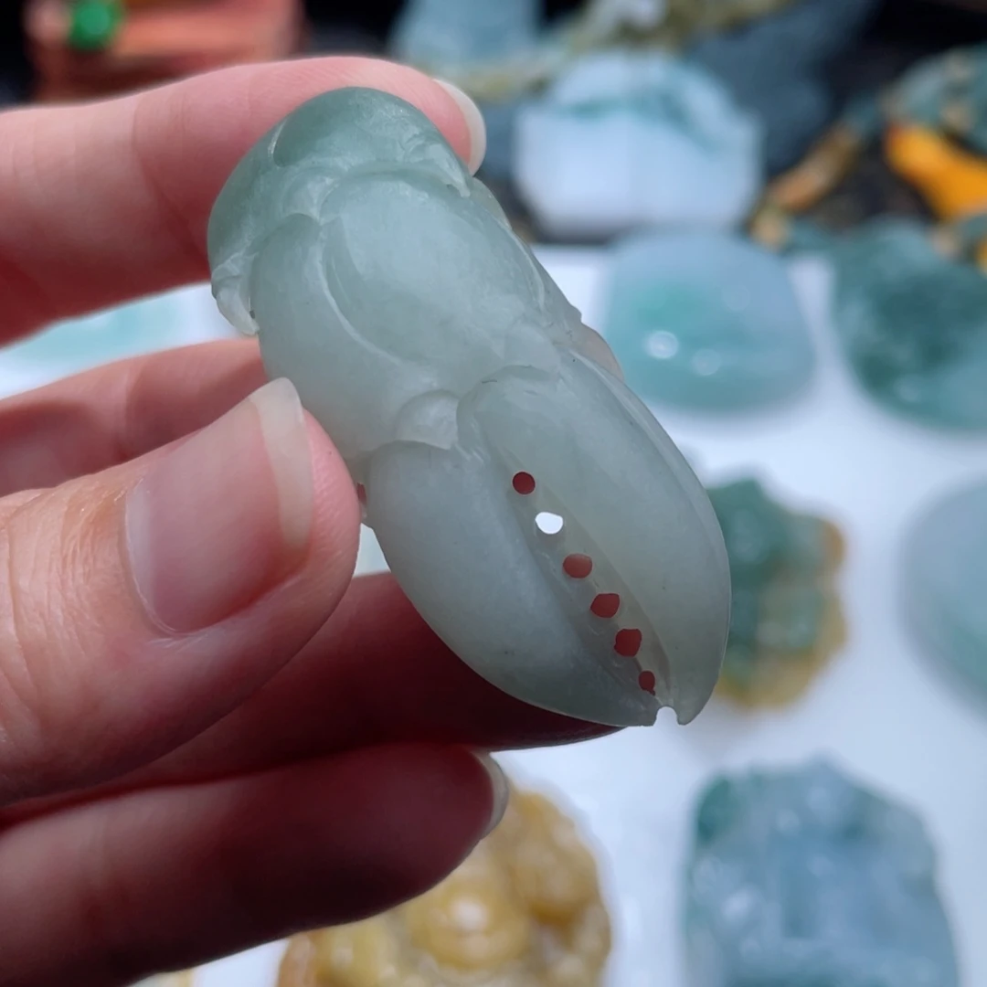 定制翡翠未镶嵌毛货