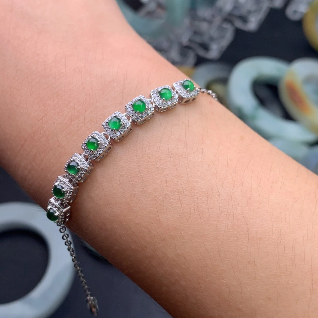 未镶嵌手链翡翠手链