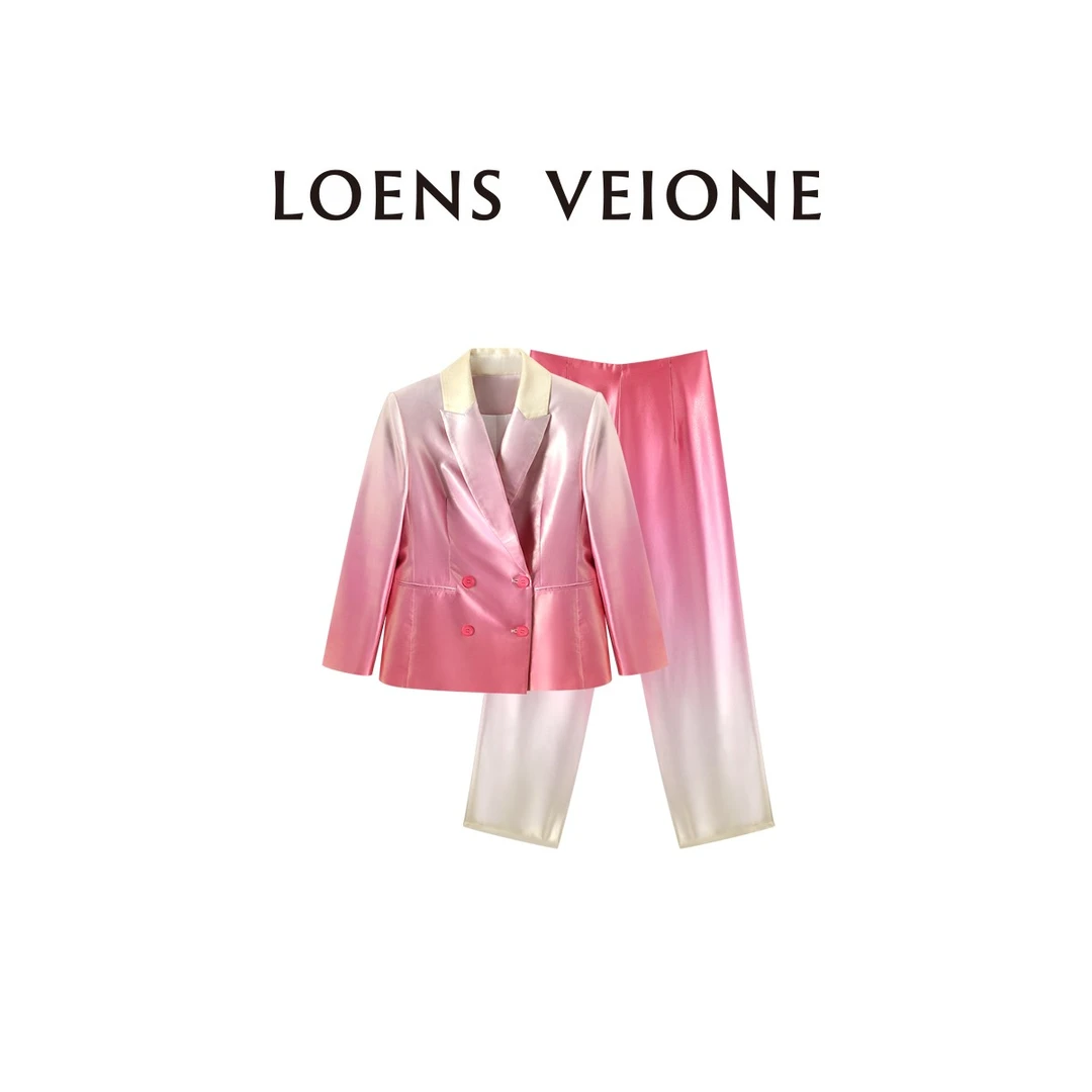 LOENS VEIONE/罗拉 秋季新款时尚走秀款西装套装25CVCD0199N