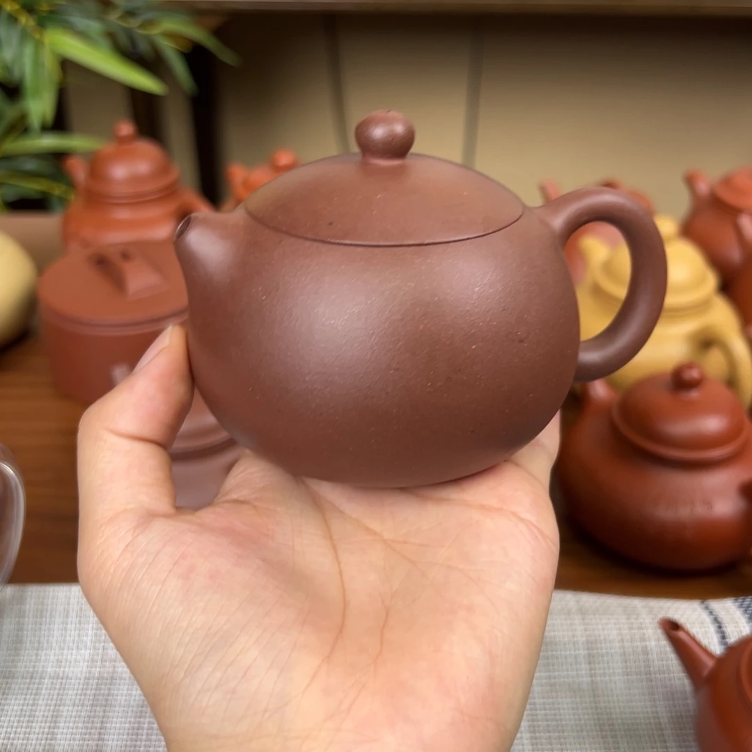紫砂茶壶紫砂壶西施壶底槽清200cc