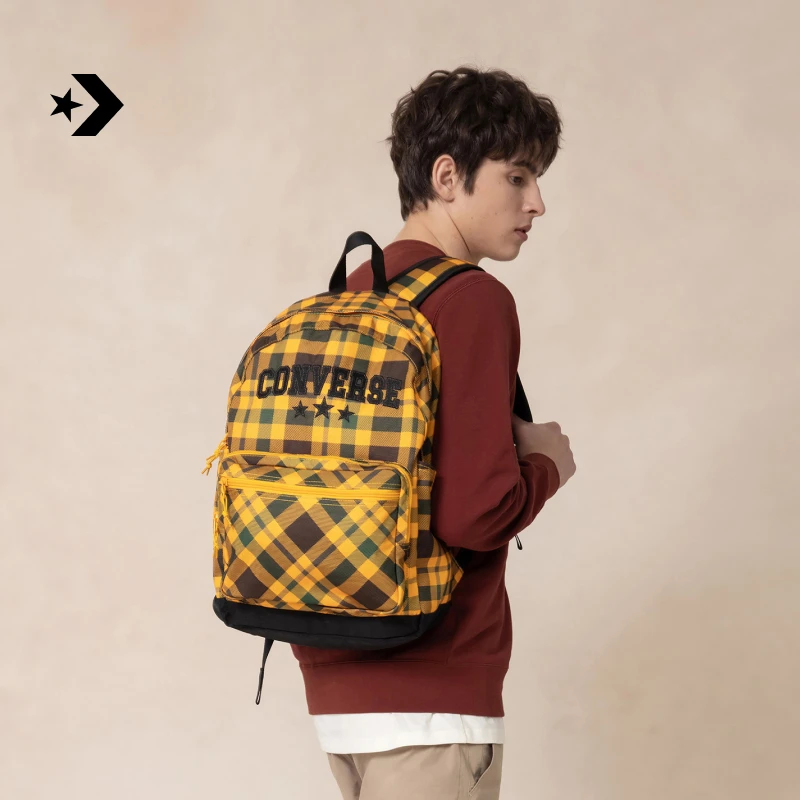 【流光风】匡威GO2PLAID男女格纹休闲双肩包CONVERSE UA5795