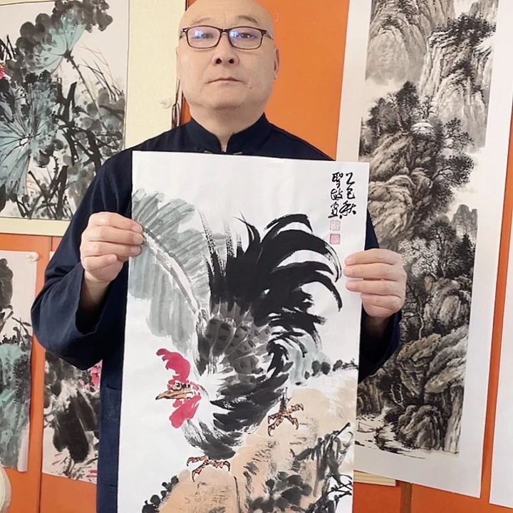 国画张圣敏先生纯手绘作品