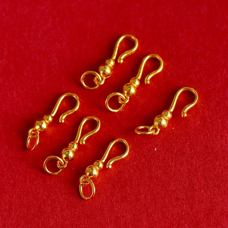 铜镀金葫芦S扣吊坠手工编绳配件diy编绳文玩手串项链配件材料B502