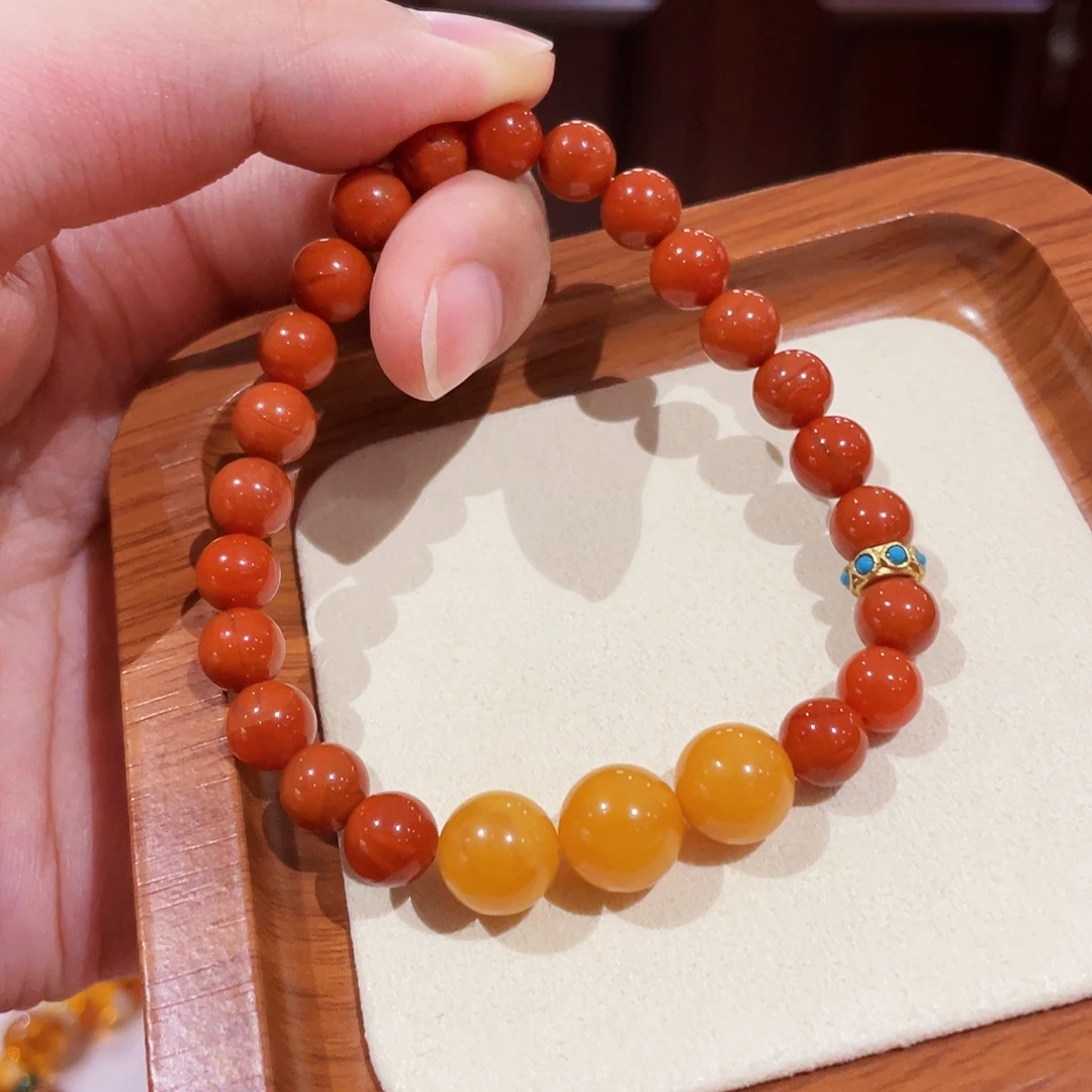 蜜蜡未镶嵌手链手串