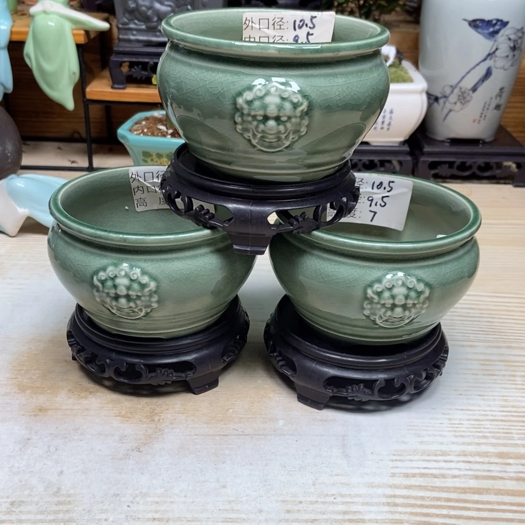 瓷片陶瓷花盆陶瓷艺术